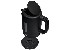 Electric Kettle 1 L LAFE AquaLite Black